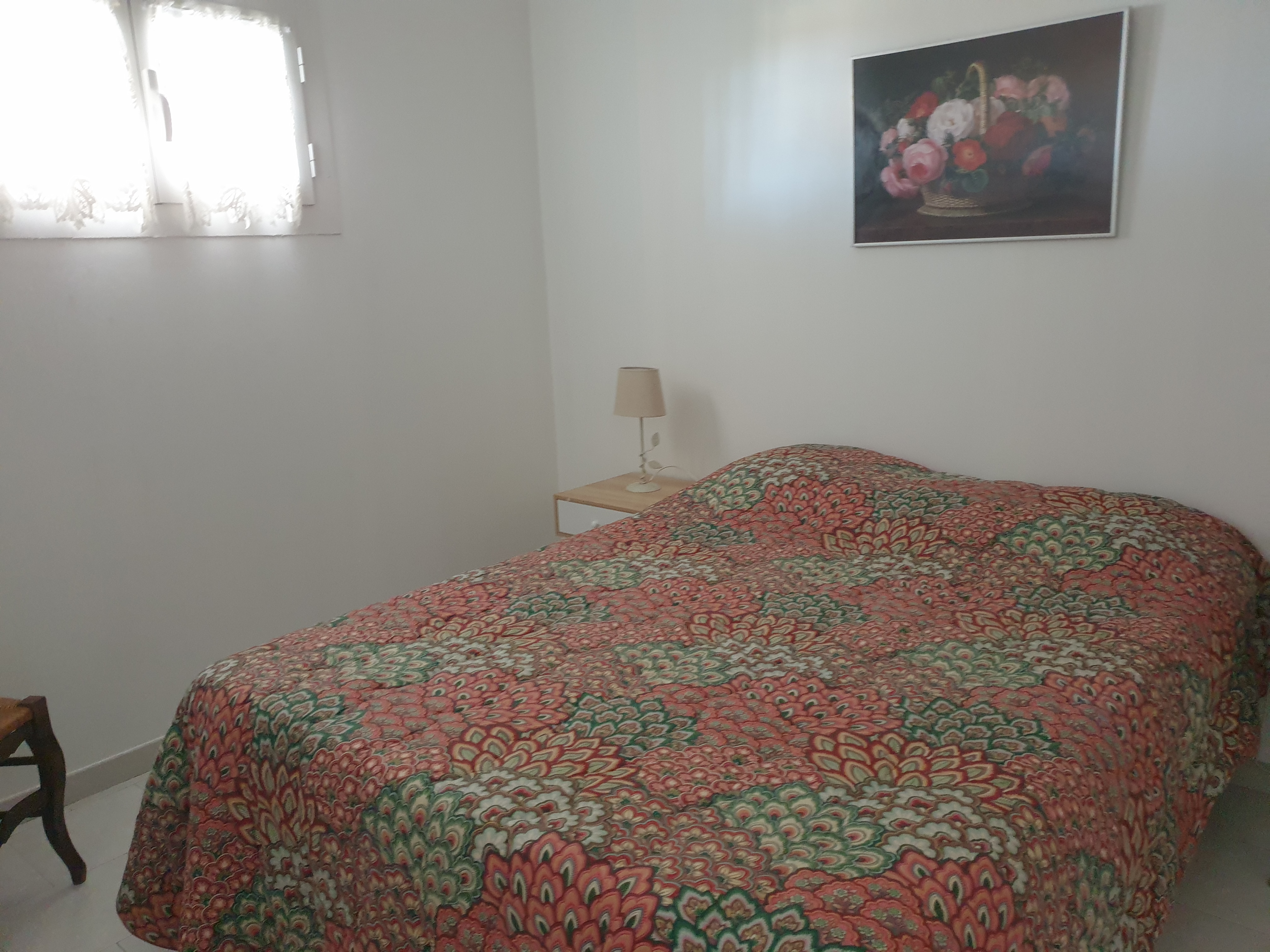 Chambre de Bagatelle avec lit double