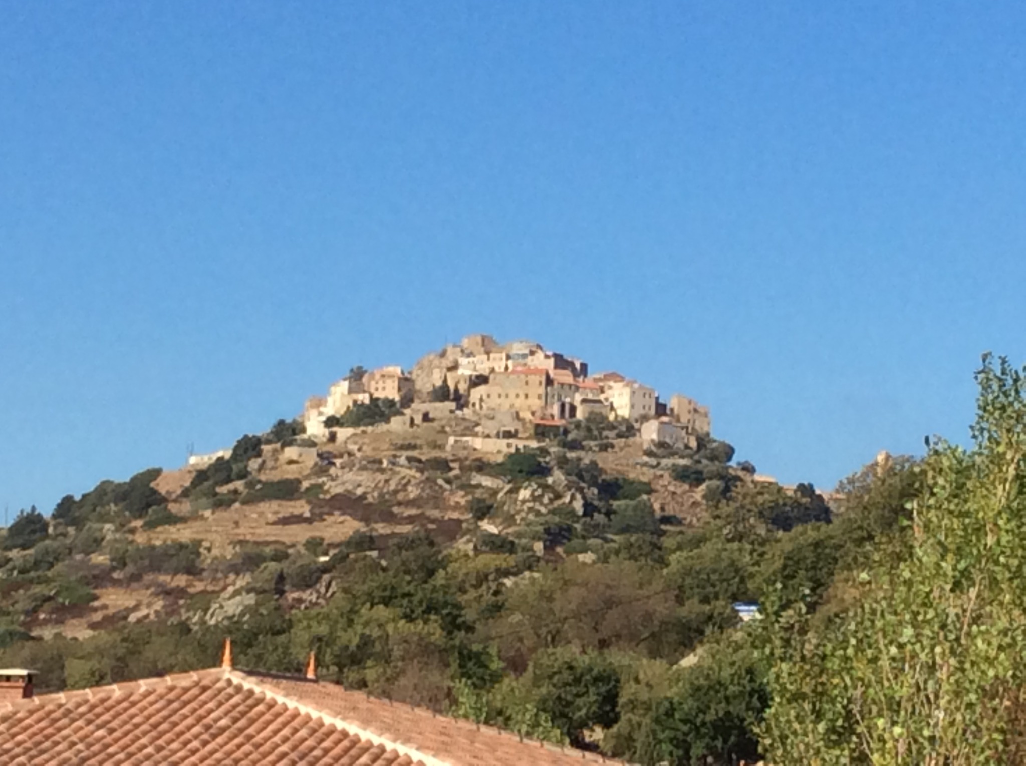 Vue de Sant’Antonino, village perché de Balagne